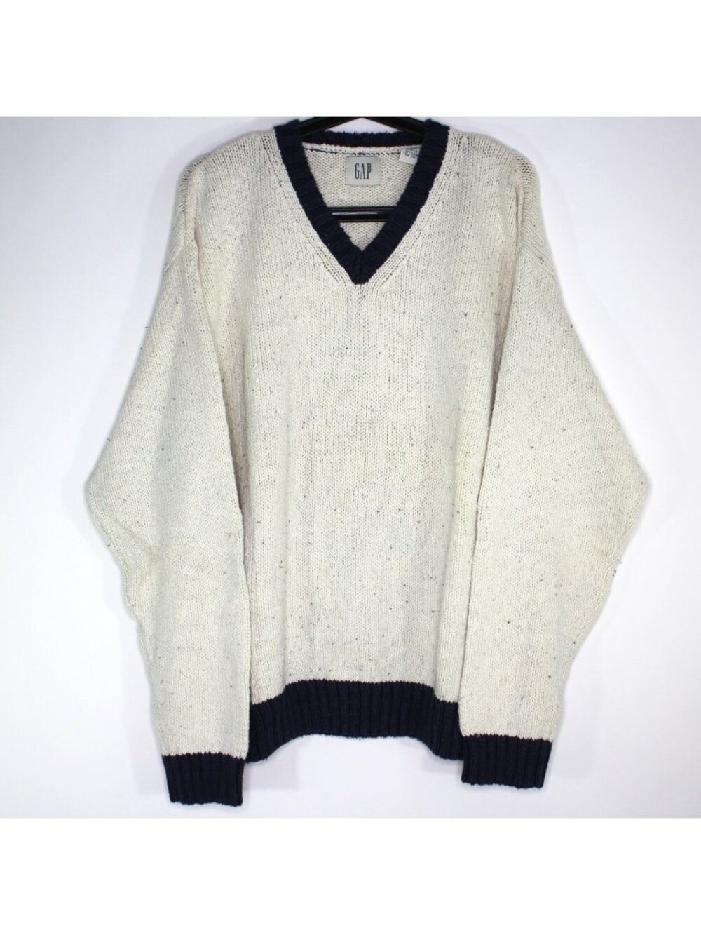Vintage GAP Mens Large Preppy V-Neck Sweater M1146